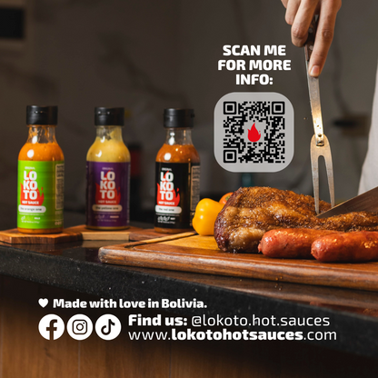LOKOTO™ The Red One Hot Sauce, 10.93 oz. (310 g.) Bottle
