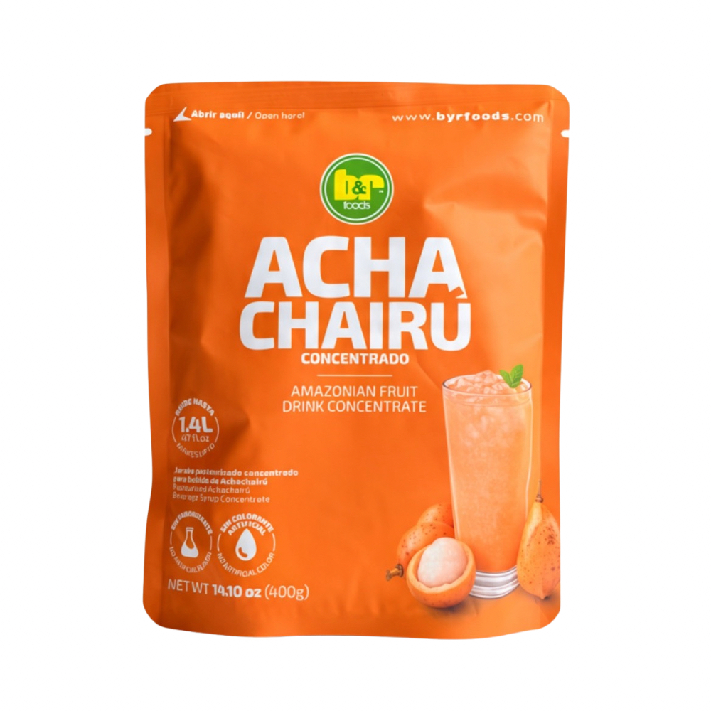B&amp;R Foods™ Achachairú Concentrado / Achachairú Concentrate, 14.10 oz. (400 g.) Doy Pack